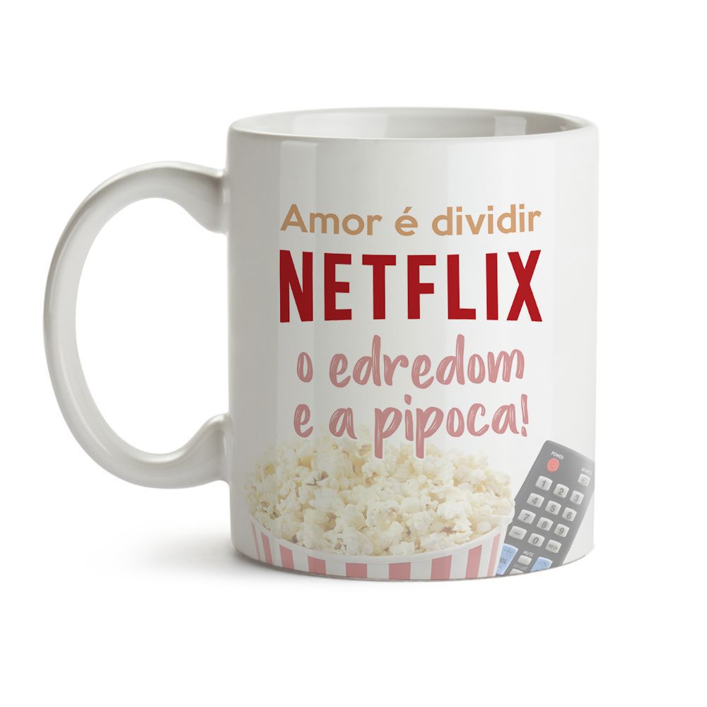 Caneca Dia dos Namorados Dividir Netflix
